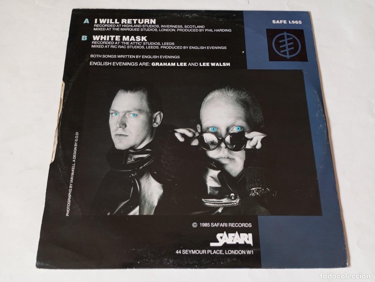 Discos de vinilo: English Evenings &ndash; I Will Return - 1985 - Foto 2