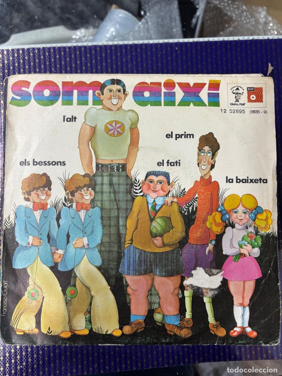 Discos de vinilo: GRUP INFANTIL+JOSEP M&ordf; ESPINAS+LAURA ALMERICH - SOM AIXI - EP SPAIN 1975