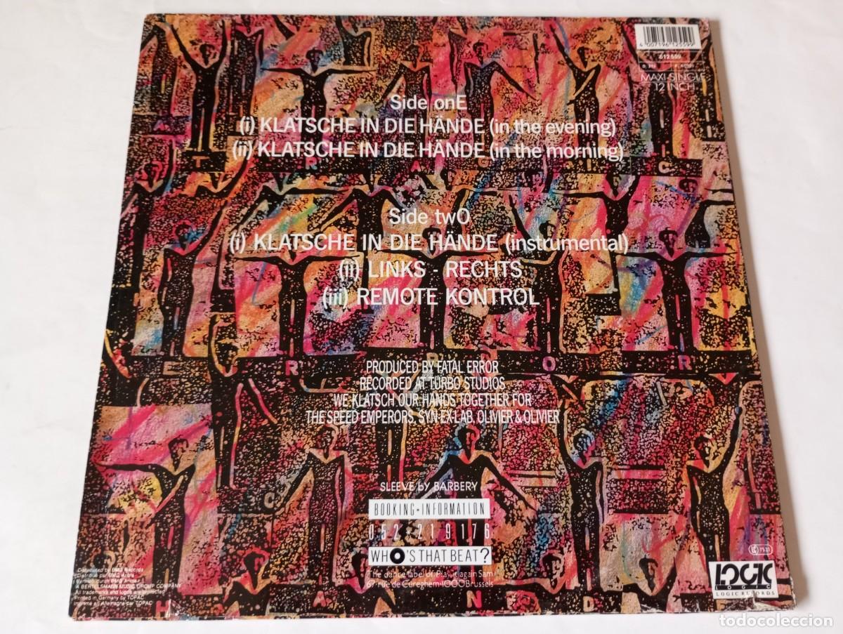 Discos de vinilo: Tragic Error &ndash; Klatsche In Die H&auml;nde - 1989 - Foto 2
