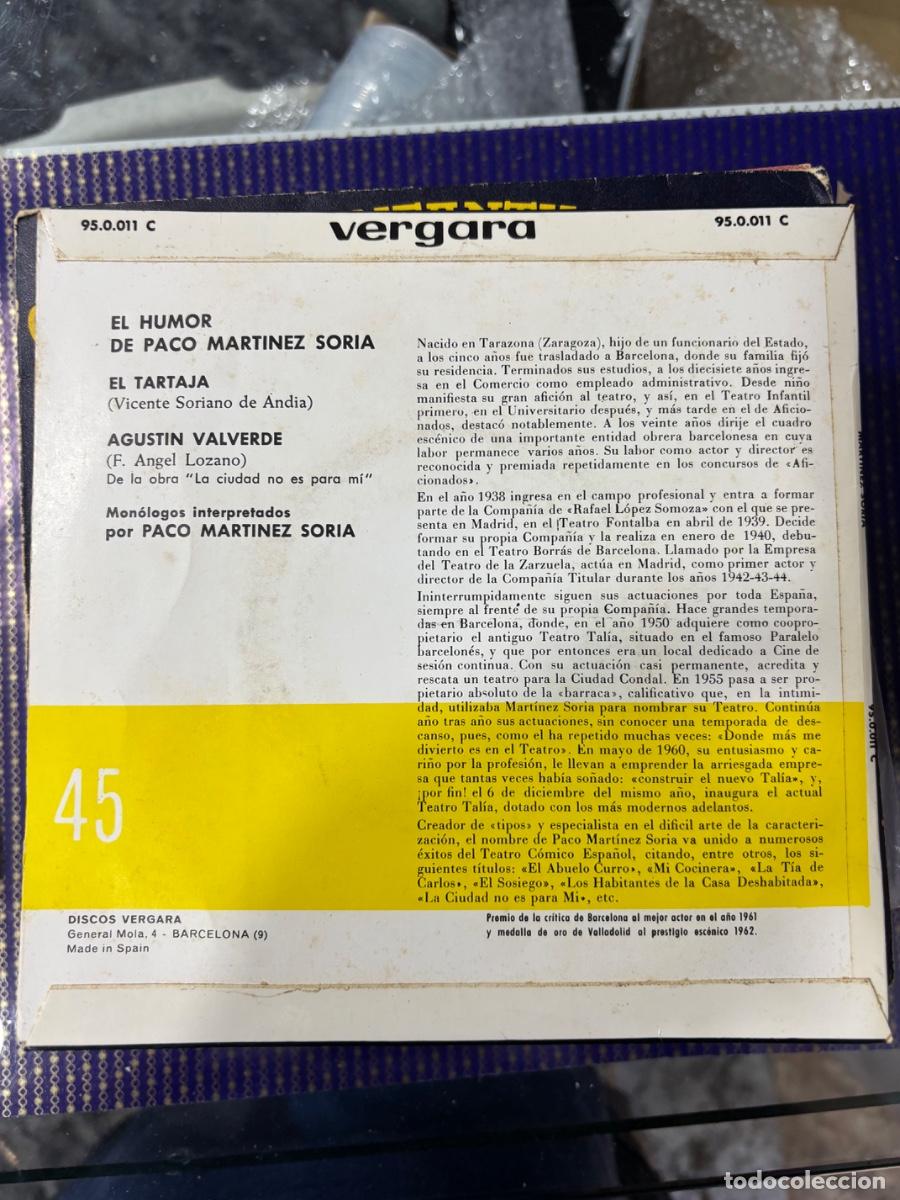 Discos de vinilo: El Humor De Paco Martinez Soria - Foto 2