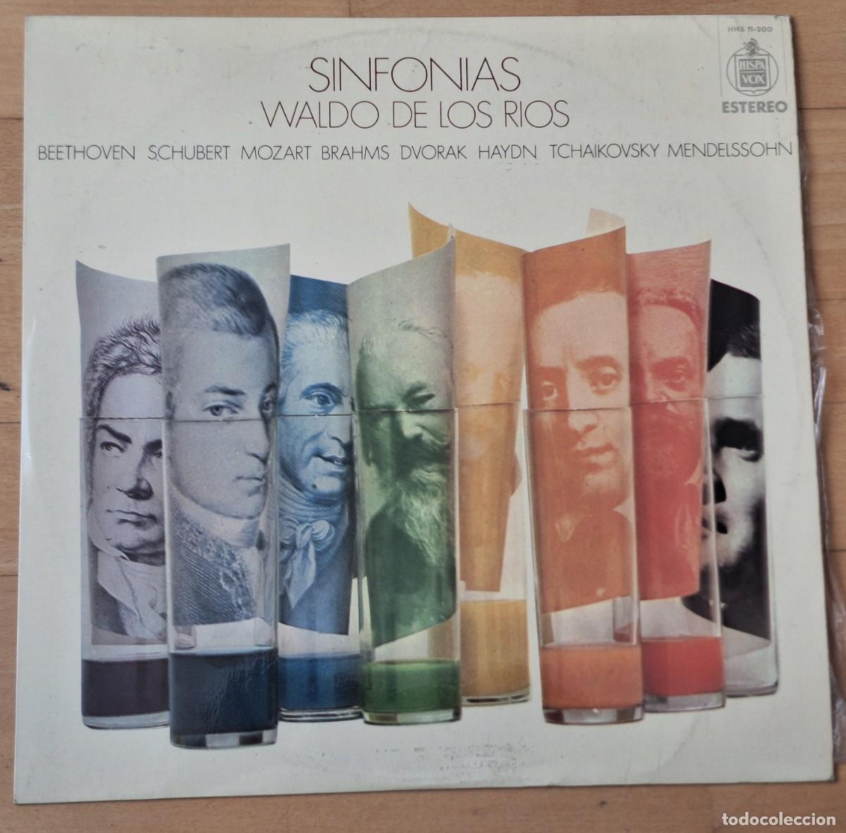 Discos de vinilo: WALDO DE LOS RIOS, SINFONIAS - DISCO VINILO DOBLE LP - HISPAVOX A&Ntilde;O 1970 - PERFECTO ESTADO