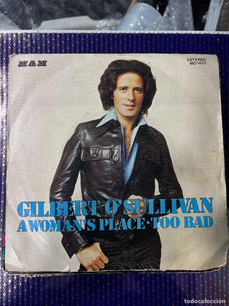 Discos de vinilo: GILBERTO SULLIVAN- A WOMAN'S PLACE-TOO BAD