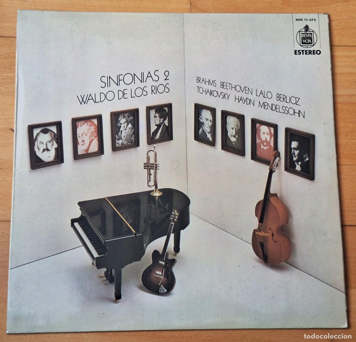 Discos de vinilo: WALDO DE LOS RIOS, SINFONIAS 2 - DISCO VINILO DOBLE LP - HISPAVOX A&Ntilde;O 1974 - PERFECTO ESTADO