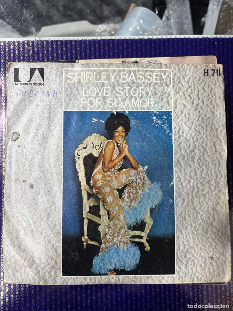 Discos de vinilo: SHIRLEY BASSEY - LOVE STORY/POR SU AMOR