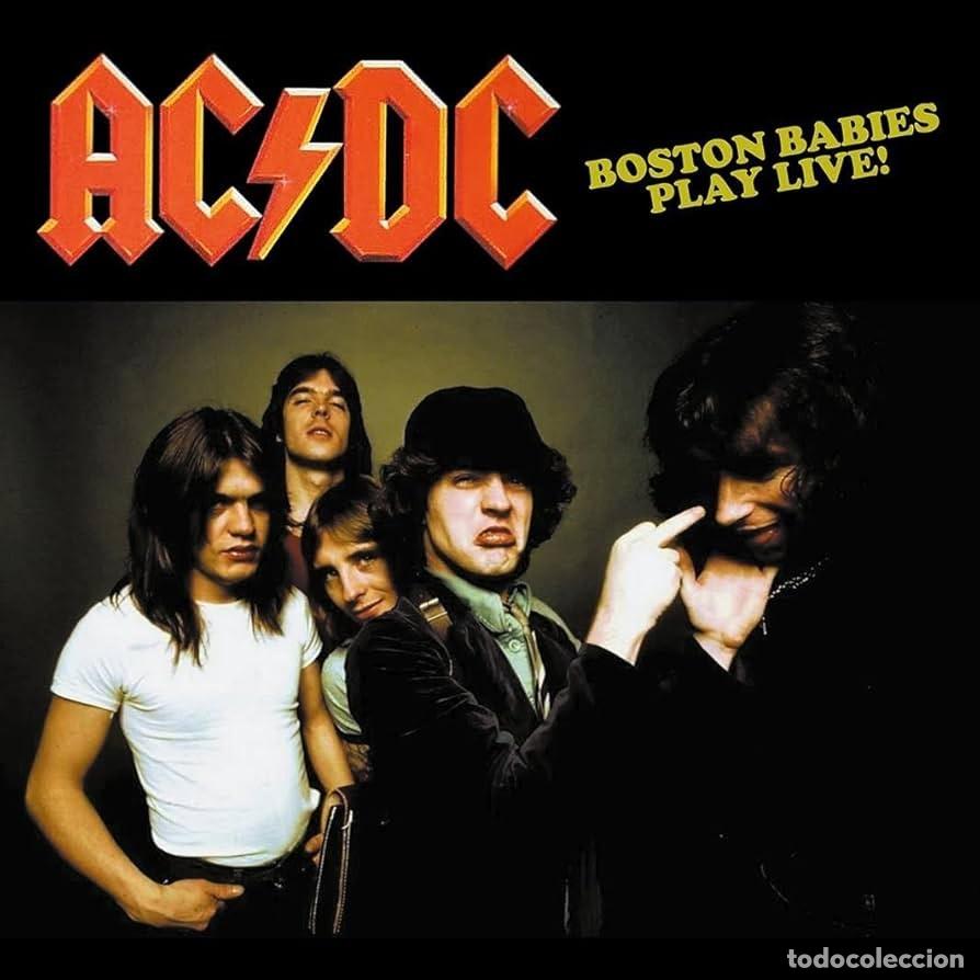 Discos de vinilo: AC DC BOSTON BABIES PLAY LIVE LP VINILO - Foto 1