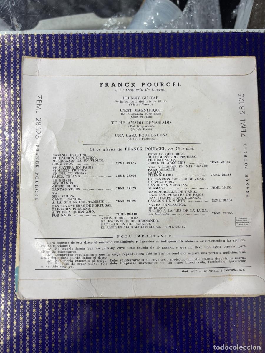 Discos de vinilo: &rdquo;JOHNNY GUITAR&rdquo; - FRANCK POURCEL - Foto 2