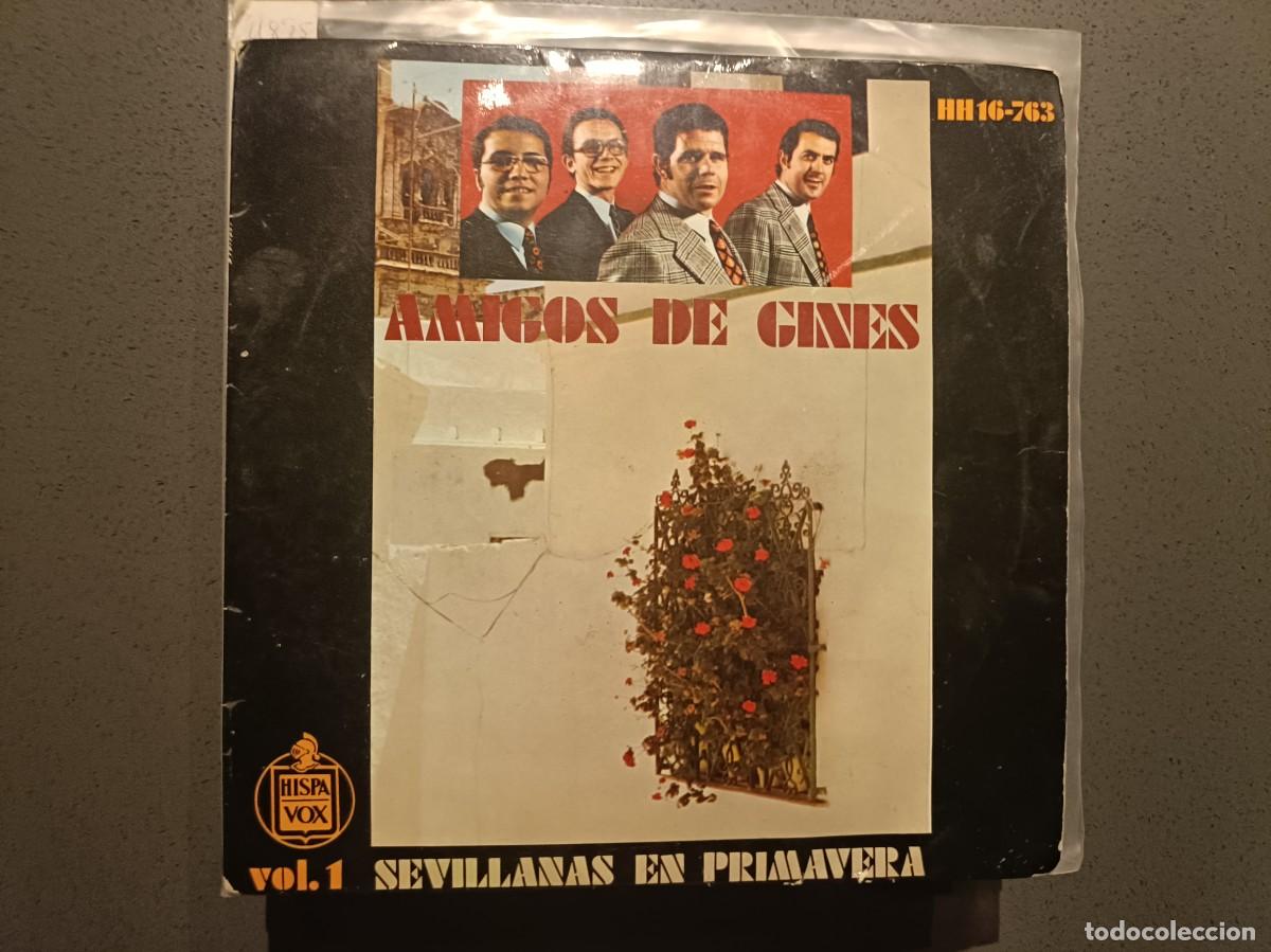 Discos de vinilo: Amigos de Gines - Sevillanas En Primavera, vol. 1 - EP. sello Hispavox 1971