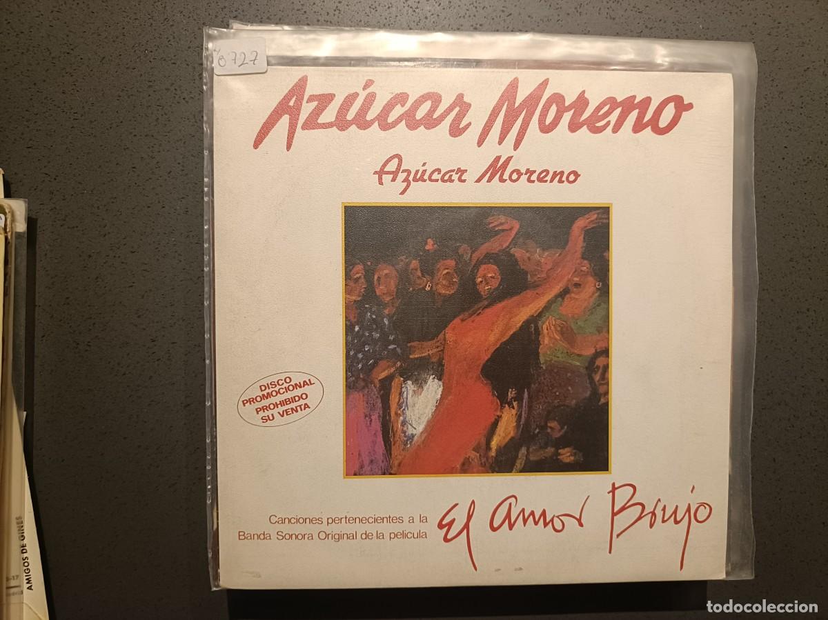 Discos de vinilo: Az&uacute;car Moreno - El Amor Brujo - Single sello EMI 1986
