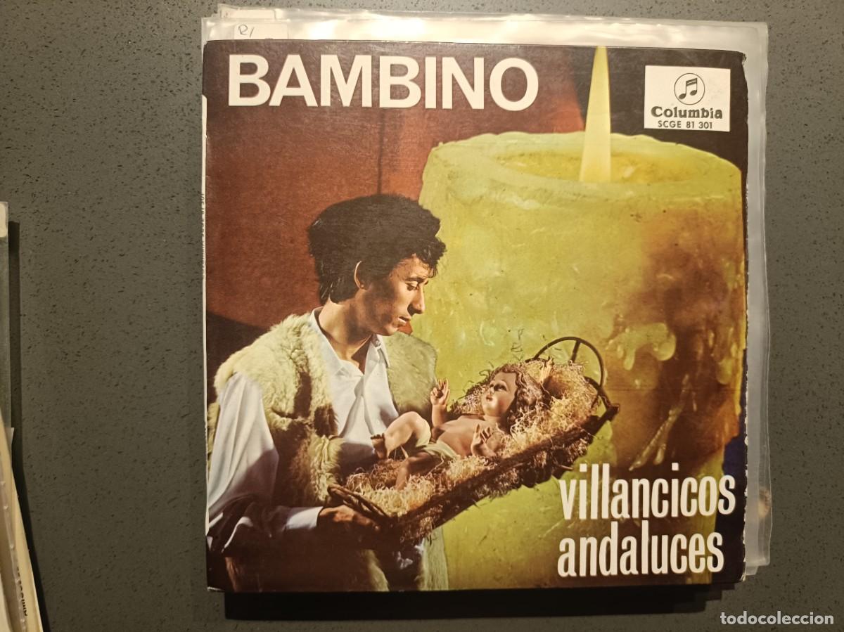 Discos de vinilo: Bambino - Villancicos Flamencos - EP. sello Columbia 1968
