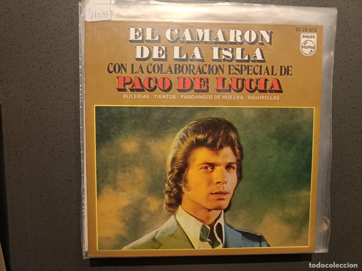 Discos de vinilo: El Camar&oacute;n de la Isla, con Paco de Luc&iacute;a - Buler&iacute;as, Tientos, Seguirillas, ... - EP. Philips 1970