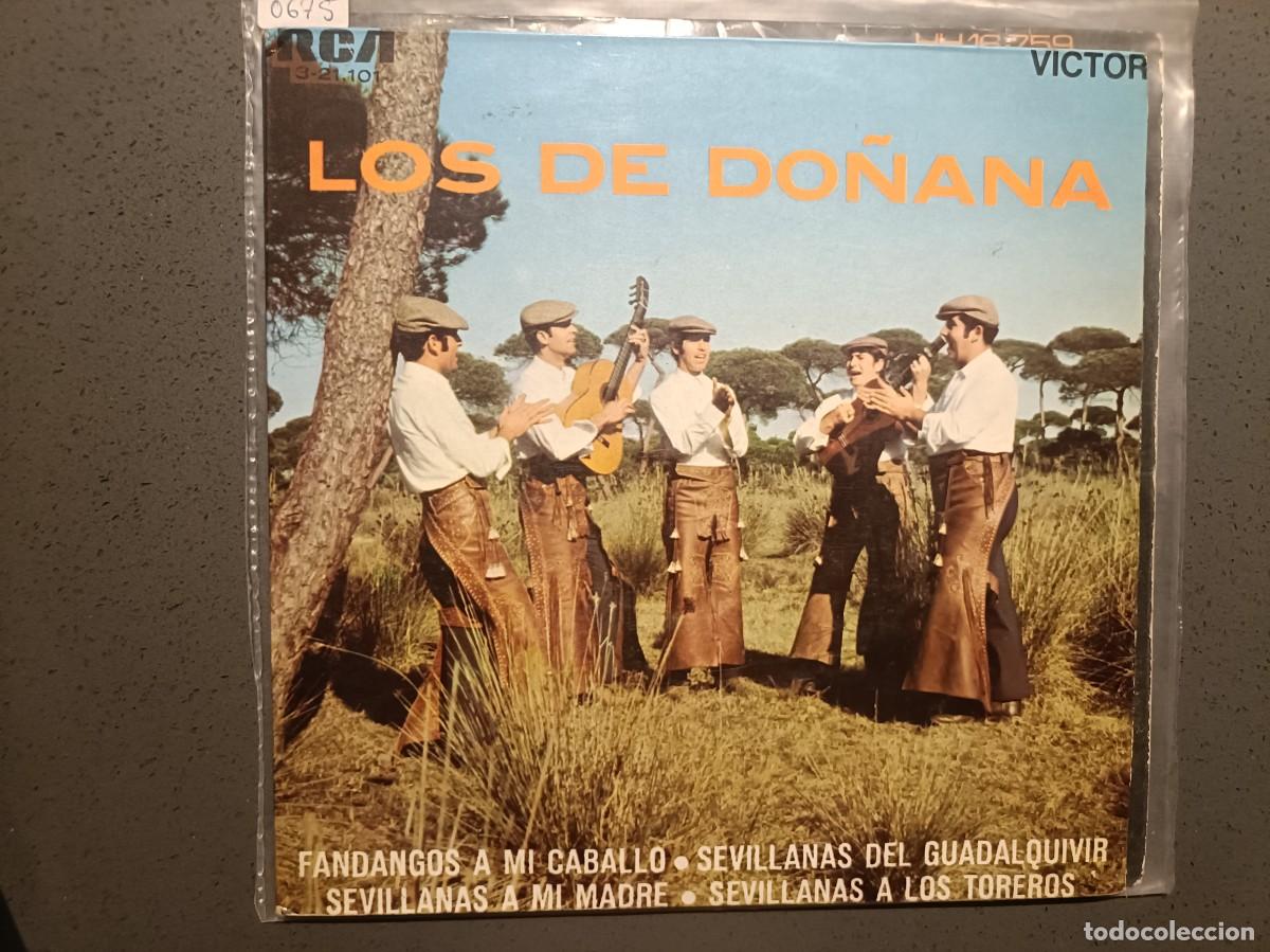 Discos de vinilo: Los de Do&ntilde;ana - Fandangos a mi caballo, Sevillanas del Guadalquivir, ... - EP. sello RCA 1970