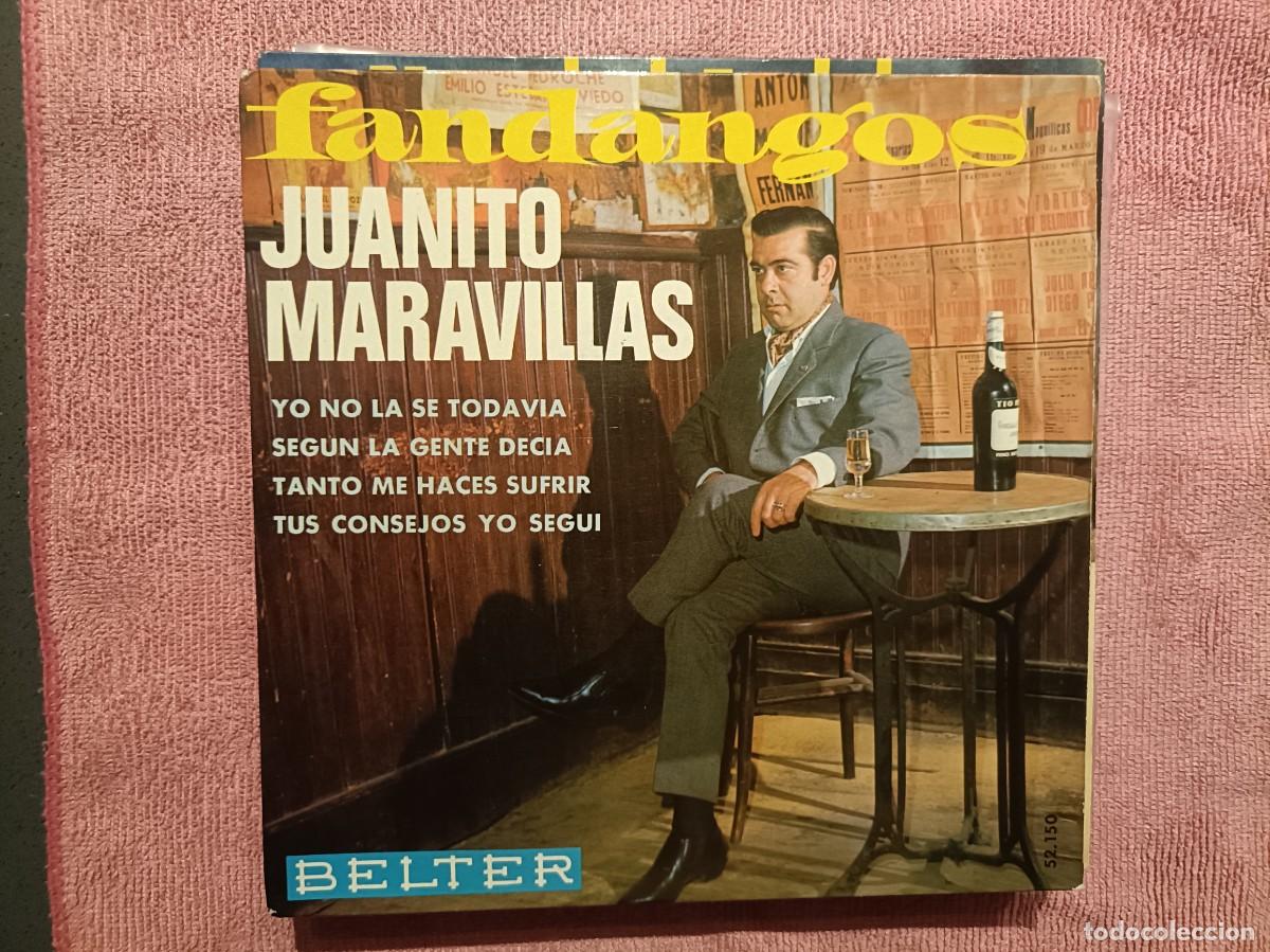 Discos de vinilo: Juanito Maravillas - Fandangos - EP. sello Belter 1967