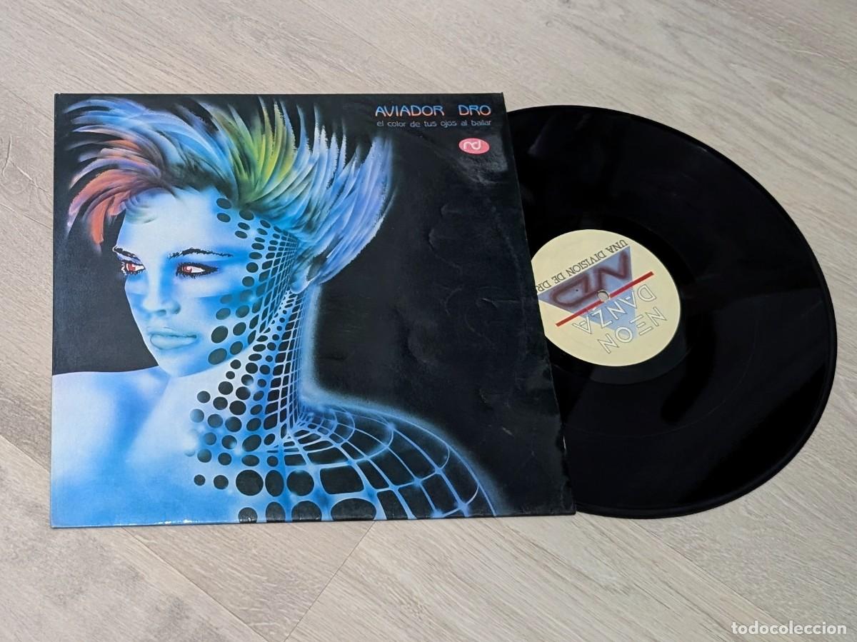 Discos de vinilo: AVIADOR DRO - EL COLOR DE TUS OJOS AL BAILAR...MAXI -LP - DRO - NEON DANZA - ORIGINAL DE 1984.