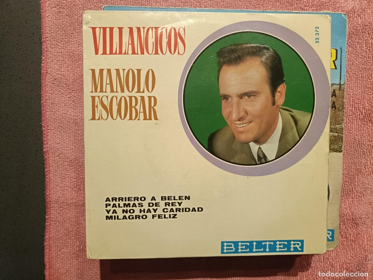 Discos de vinilo: Manolo Escobar - Villancicos - EP. sello Belter 1970
