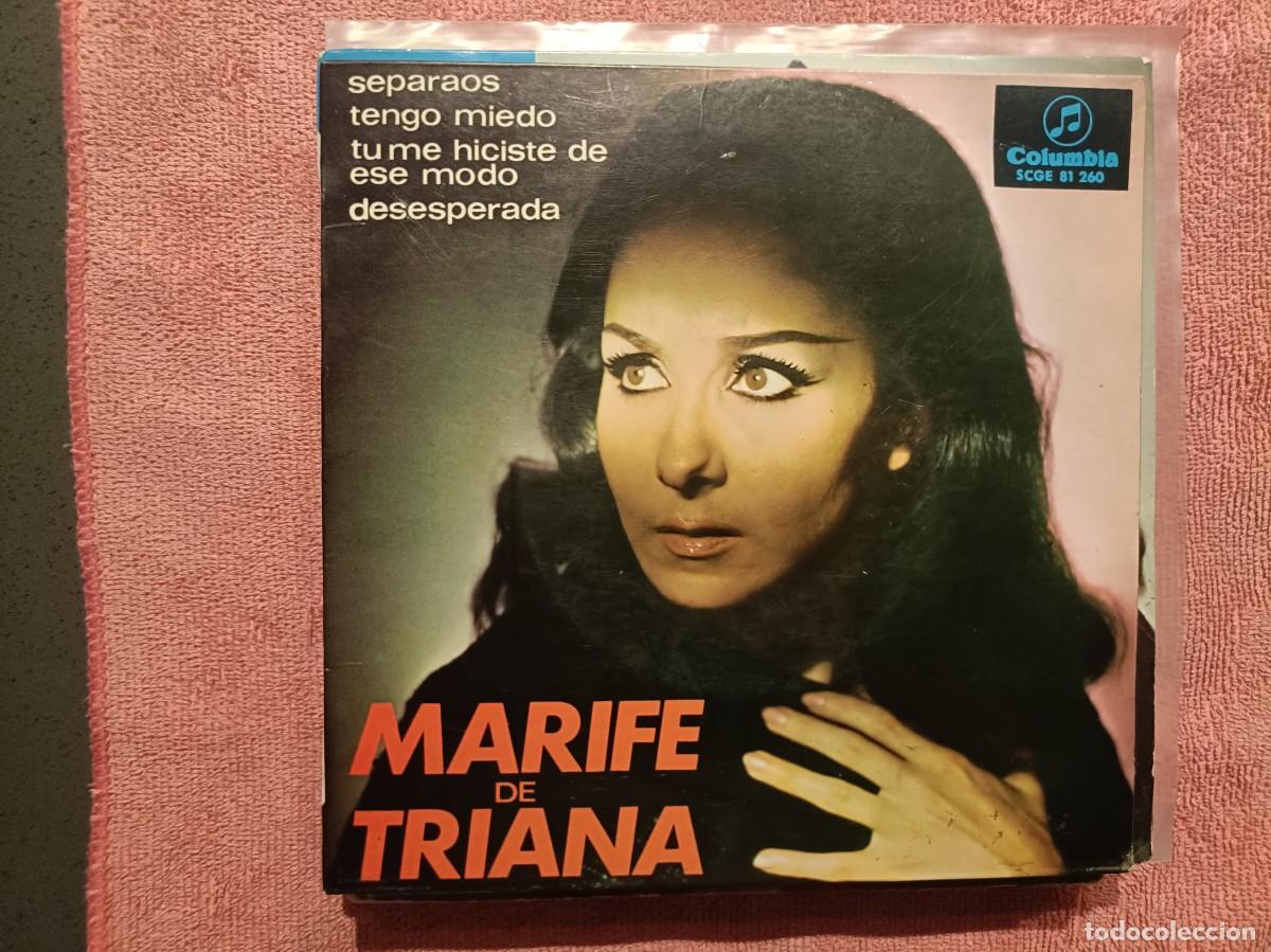 Discos de vinilo: Marif&eacute; de Triana - Separaos, Tengo miedo, Desesperada, ... - EP. sello Columbia 1967