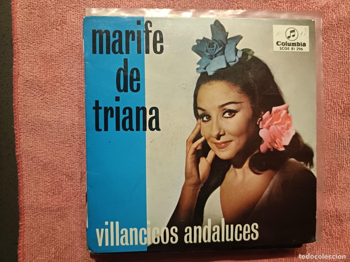 Discos de vinilo: Marif&eacute; de Triana - Villancicos Andaluces - EP. sello Columbia 1967