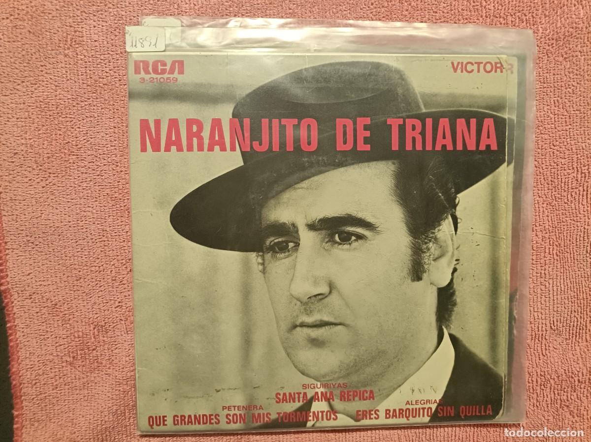 Discos de vinilo: Naranjito de Triana - Petenera, Alegr&iacute;as, Siquiriyas, ... - EP. sello RCA 1968