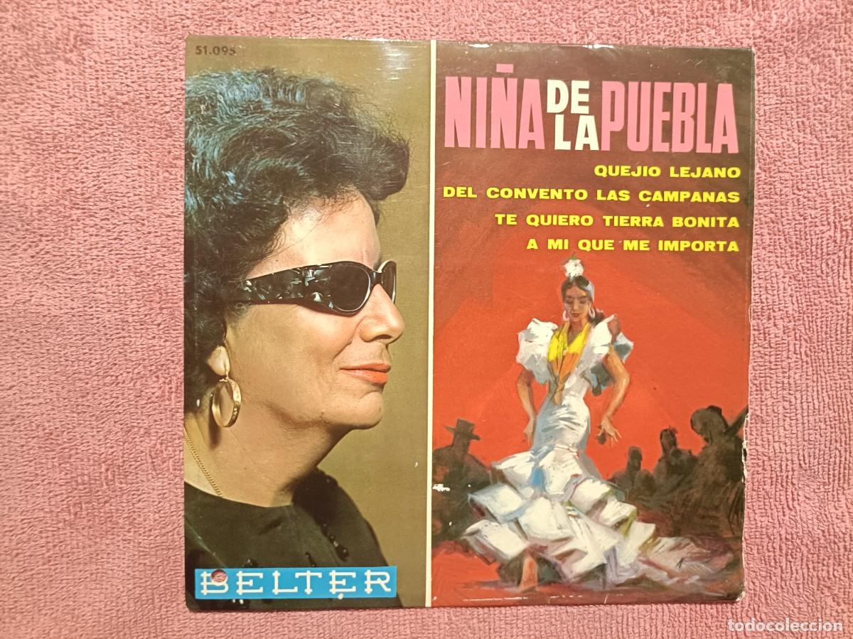 Discos de vinilo: Ni&ntilde;a de la Puebla - Quejio Lejano, A mi que me importa, ... - EP. Belter 1964