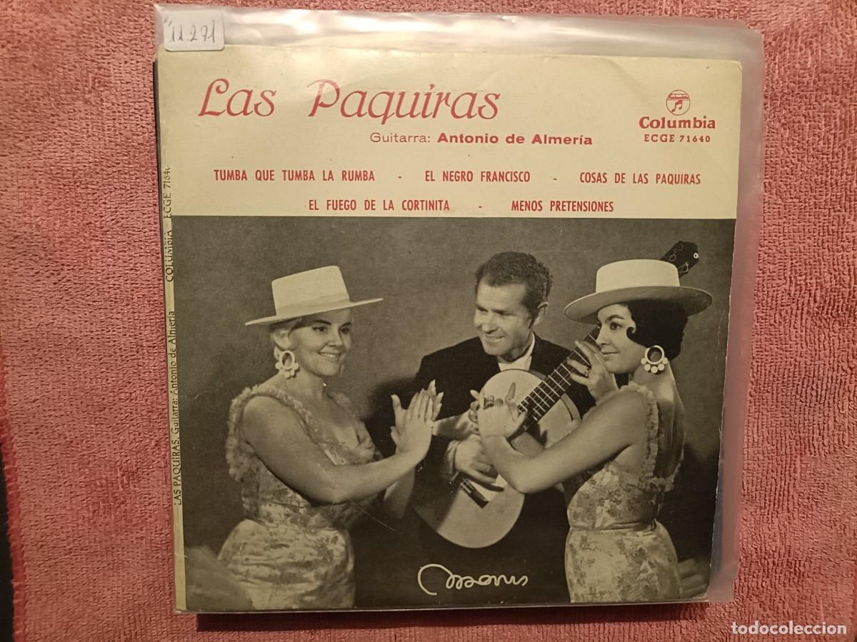 Discos de vinilo: Las Paquiras - Guit. Antonio de Almer&iacute;a - Tumba que tumba la rumba, Menos Pretensiones, ... EP. 1961