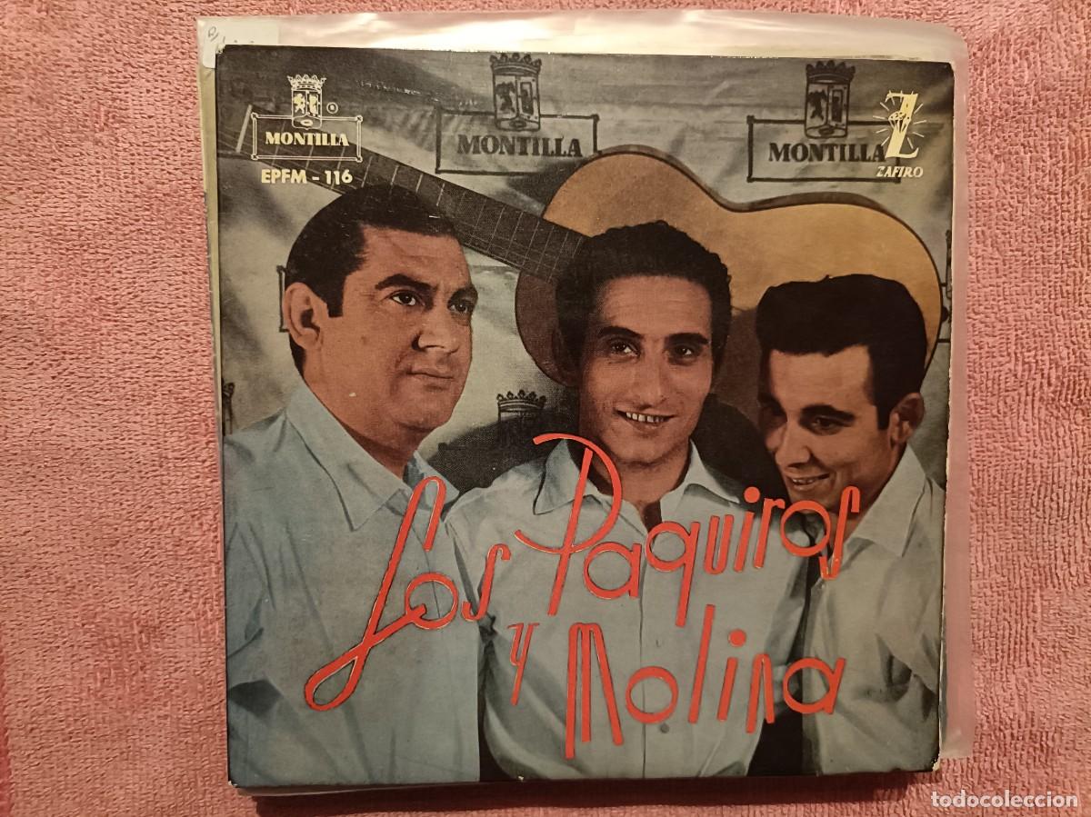 Discos de vinilo: Los Paquiro y Molina - La Violetera, Un hombre del campo, El Preso n&ordm; 9, ... - EP. Montilla 1959