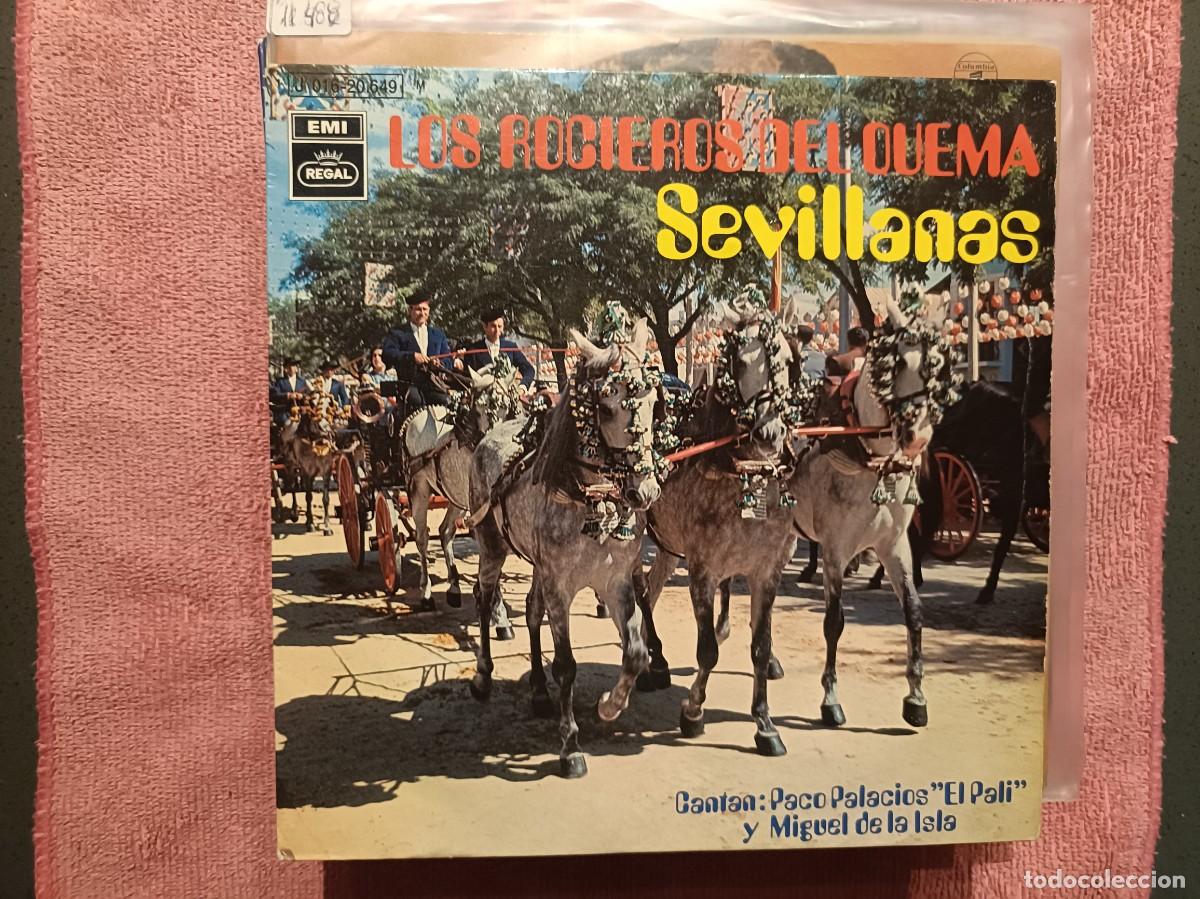 Discos de vinilo: Los Rocieros del Quema - Sevillanas - EP. sello EMI / Regal 1971