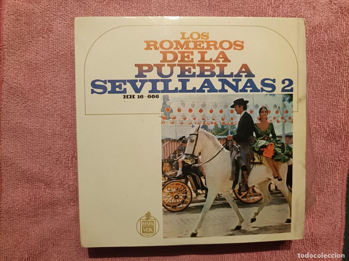 Discos de vinilo: Los Romeros de la Puebla - Sevillanas 2 - EP. sello Hispavox 1968