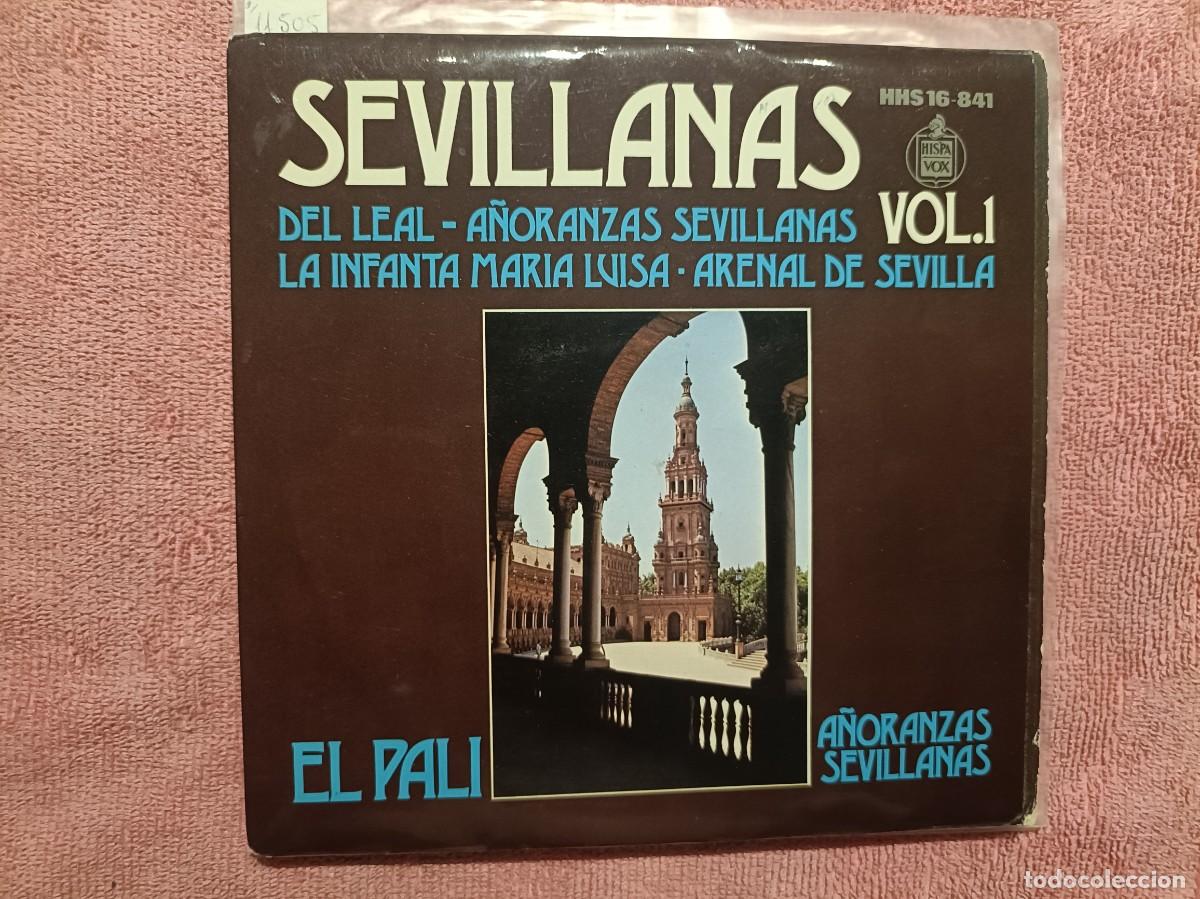 Discos de vinilo: El Pali - Sevillanas, vol. 1 - EP. sello Hispavox 1974