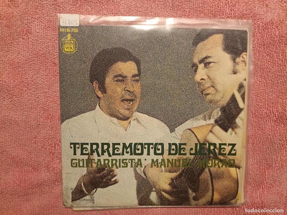 Discos de vinilo: Terremoto de Jerez, guit. Manuel Morano - EP. sello Hispavox 1970