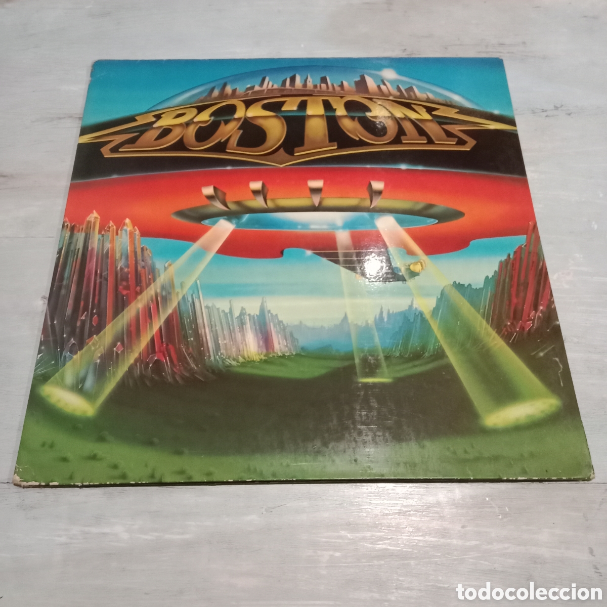 Discos de vinilo: BOSTON - NO MIRES ATRAS - LP GATEFOLD