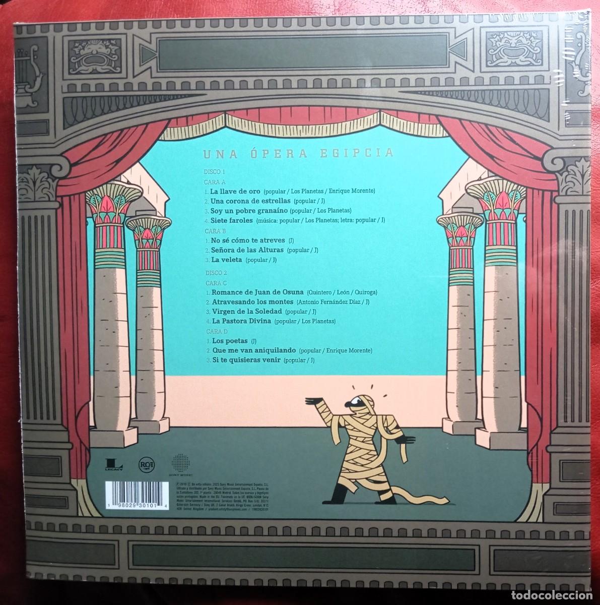 Discos de vinilo: LOS PLANETAS - UNA &Oacute;PERA EGIPCIA 2xLP - Foto 2
