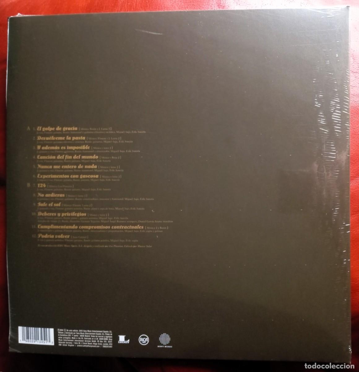 Discos de vinilo: LOS PLANETAS - CONTRA LA LEY DE LA GRAVEDAD LP - Foto 2