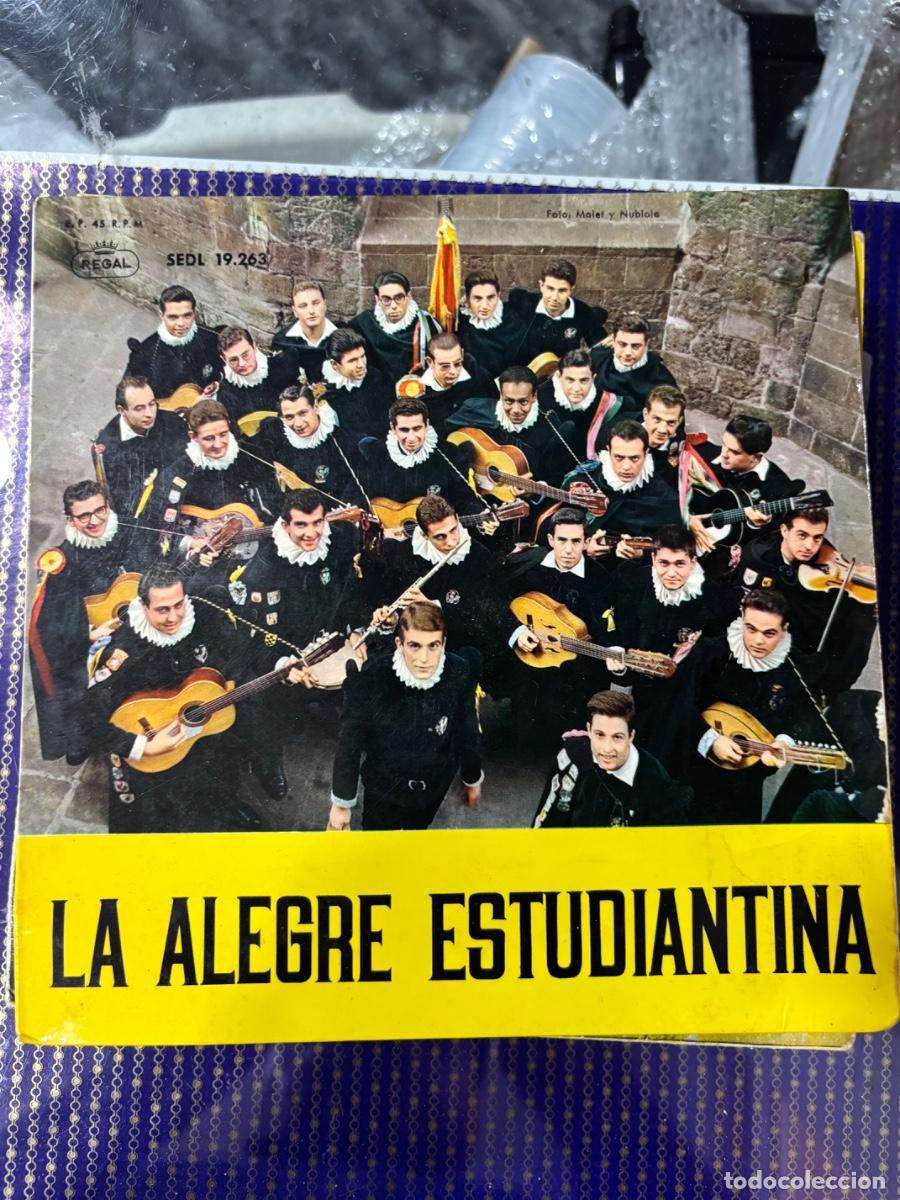 Discos de vinilo: LA ALEGRE ESTUDIANTINA/ TUNA DE LA FACULTAD DE MEDICINA DE BARCELONA