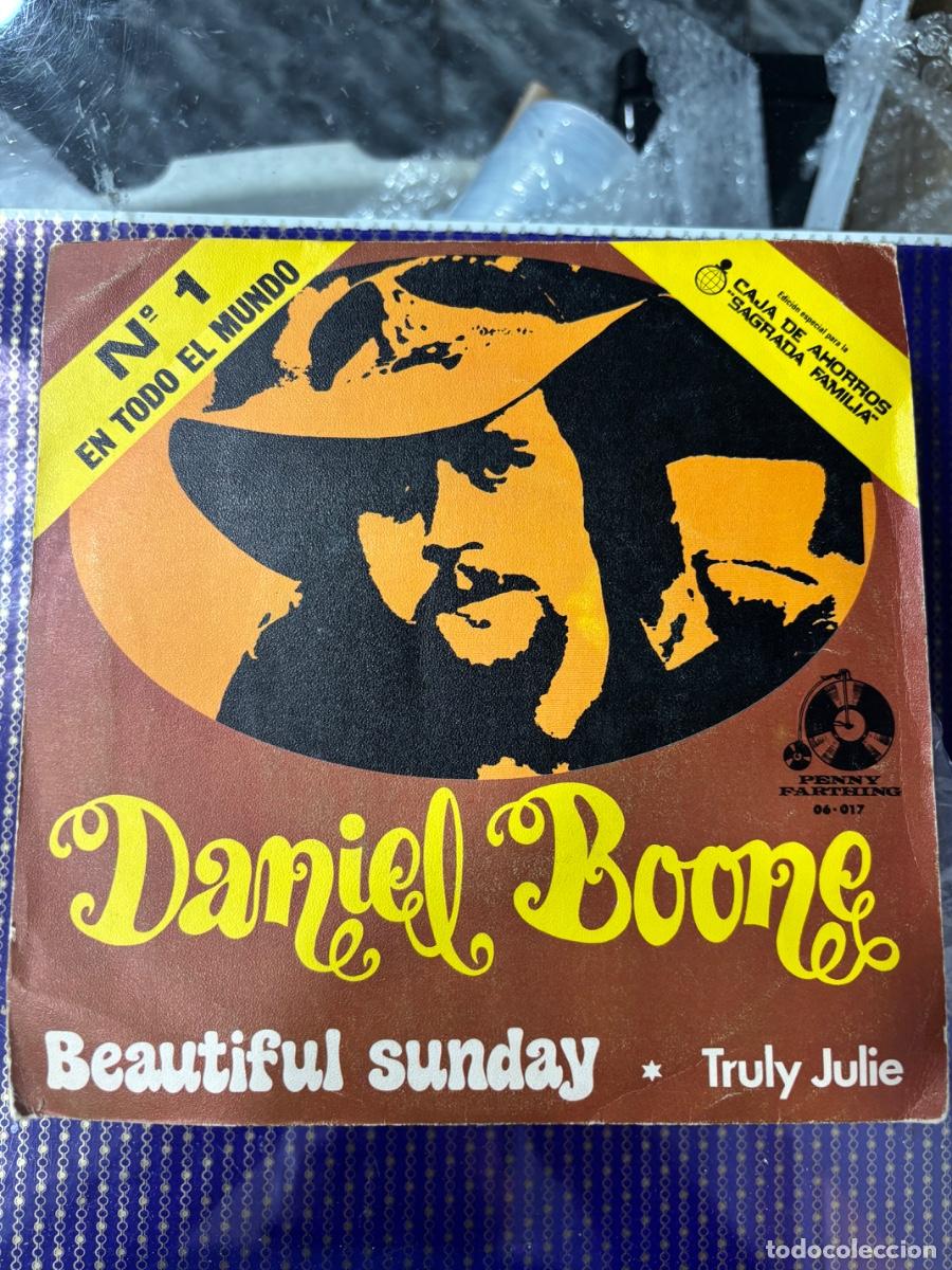 Discos de vinilo: DANIEL BOONE-BEAUTIFUL SUNDAY/TRULY J - Foto 1