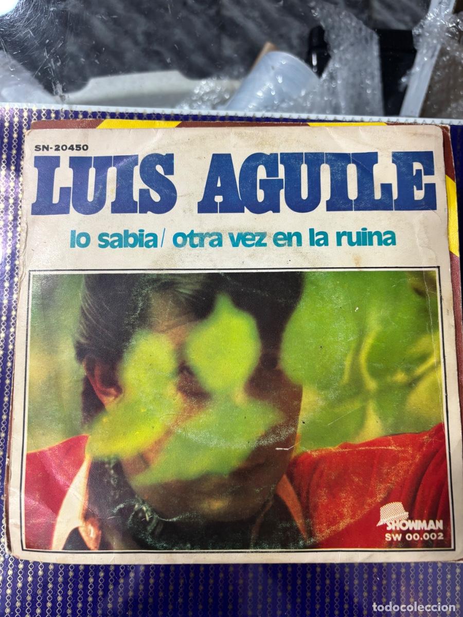 Discos de vinilo: Luis Aguile - Lo Sab&iacute;a / Otra Vez En La Ruina
