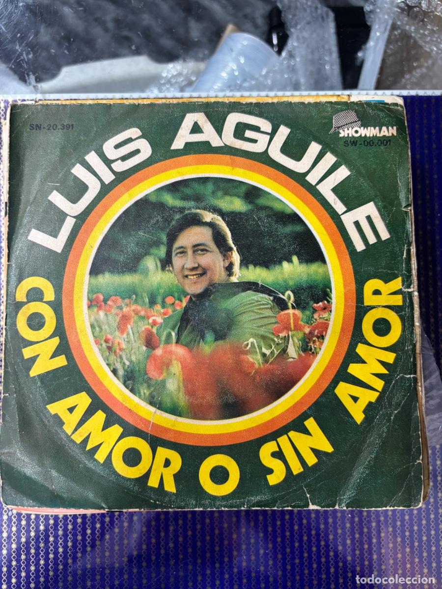 Discos de vinilo: Luis Aguile-con amor o sin amor. - Foto 1