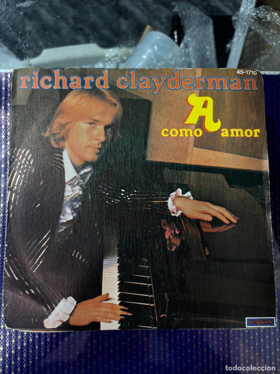 Discos de vinilo: RICHARD CLAYDERMAN A COMO AMOR - Foto 1