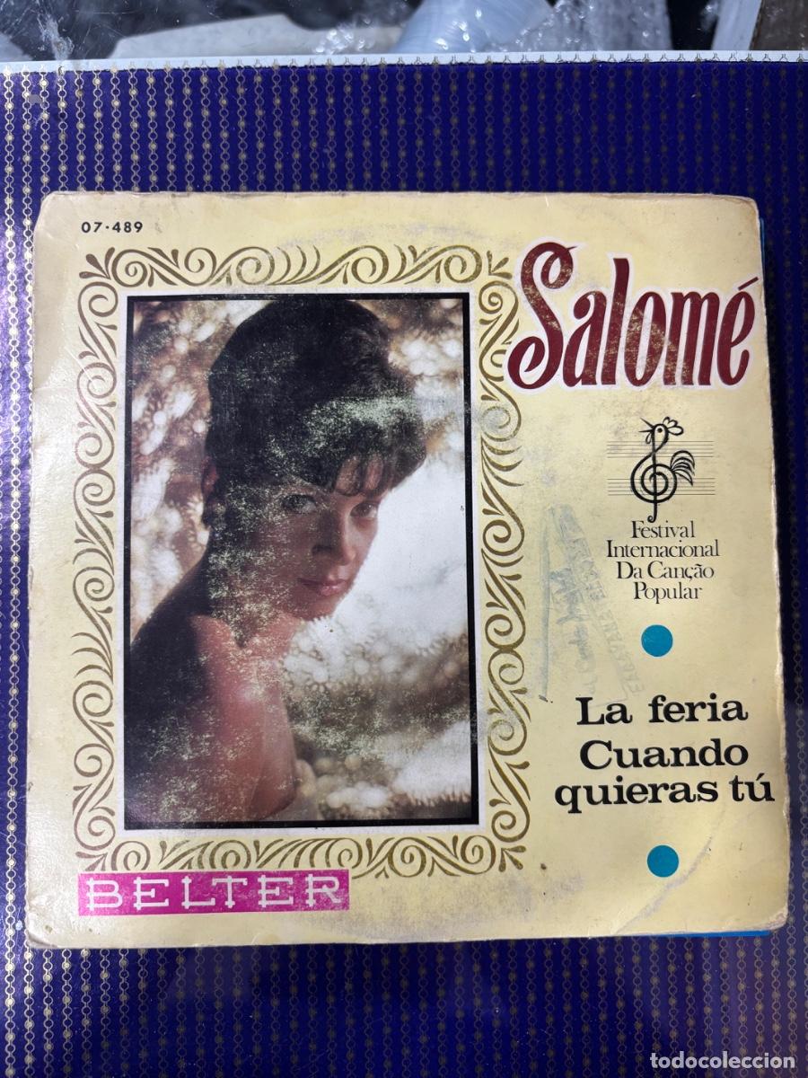 Discos de vinilo: SALOM&Eacute; - La feria / Cuando quieras t&uacute; - Foto 1