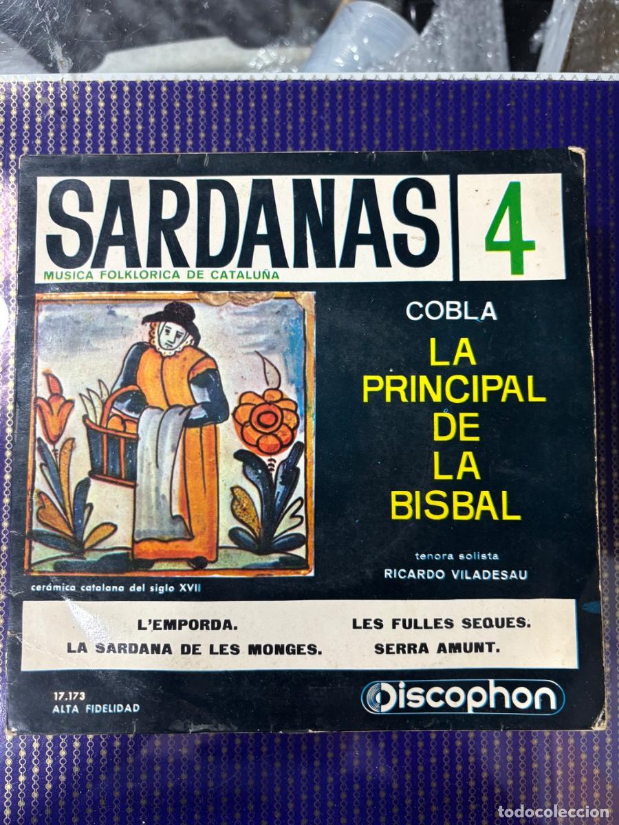 Discos de vinilo: SARDANAS 4 - LA PRINCIPAL DE LA BISBAL- - Foto 1