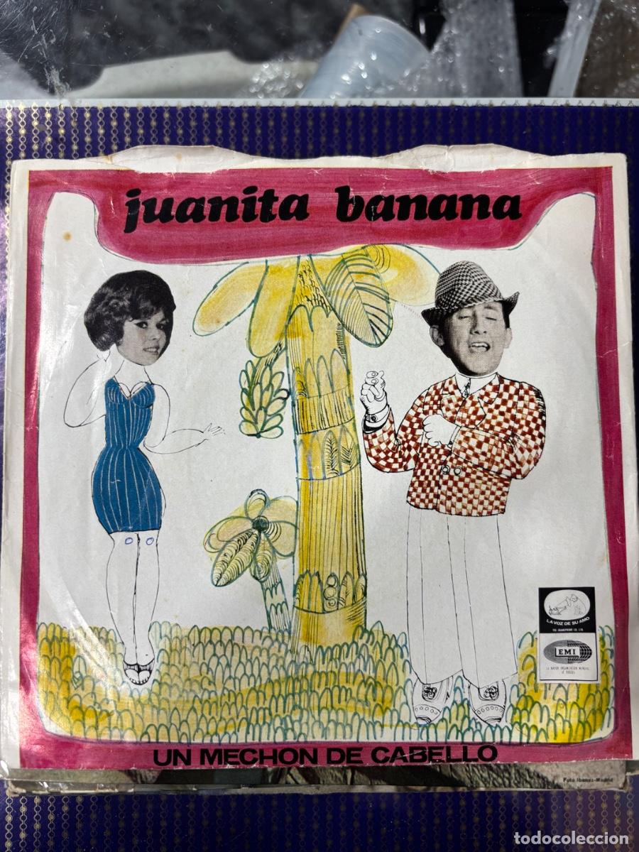 Discos de vinilo: LUIS AGUIL&Eacute; - JUANITA BANANA / UN MECHON DE CABELLO - EMI - LA VOZ DE SU AMO