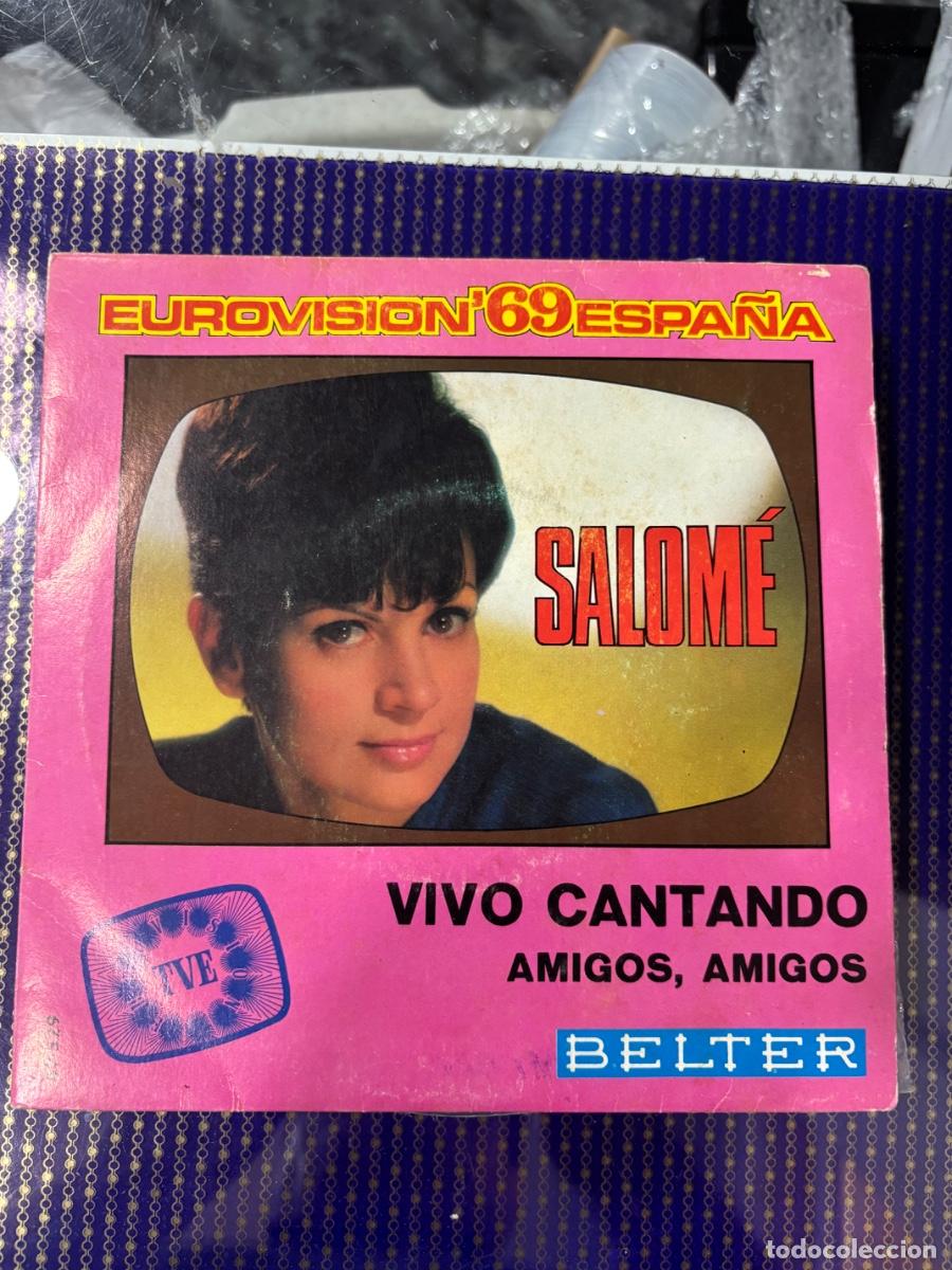 Discos de vinilo: Salom&eacute; - Vivo Cantando / Amigos, Amigos
