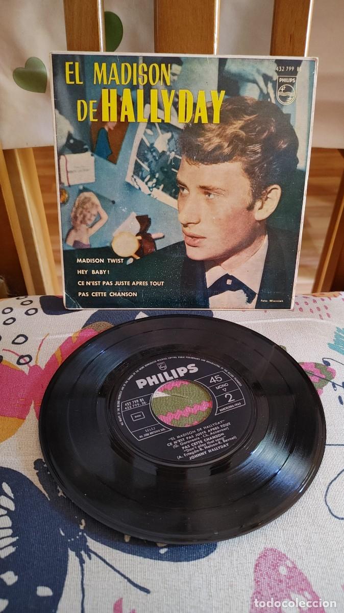 Discos de vinilo: JOHNNY HALLYDAY-EP EL MADISON DE HALLYDAY