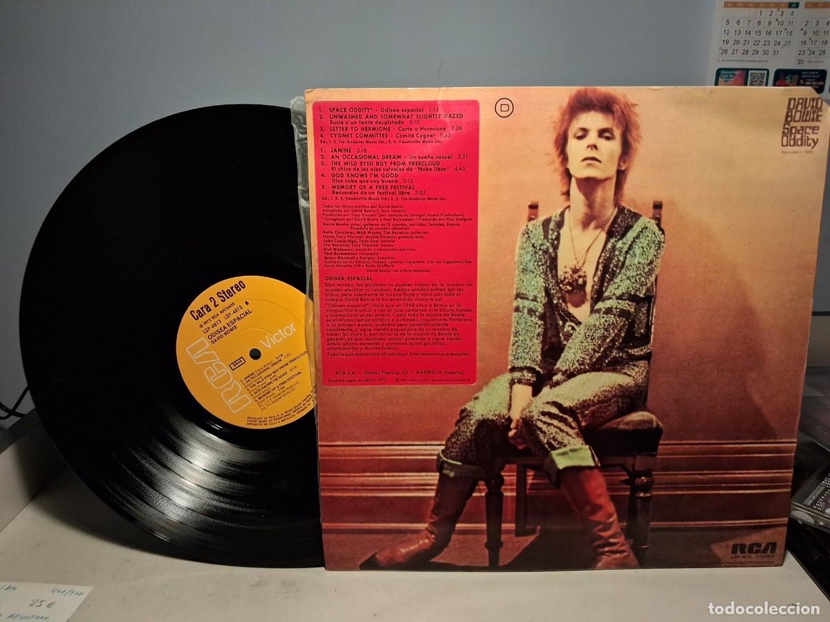 Discos de vinilo: LP DAVID BOWIE : SPACE ODDITY ( EDICION ESPA&Ntilde;OLA DE 1973) - Foto 3
