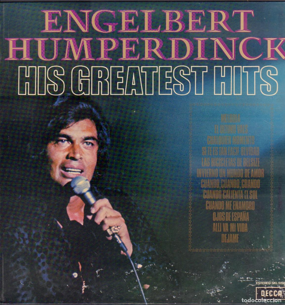 Discos de vinilo: ENGELBERT HUMPERDINCK - HIS GREATES HITS / EL ULTIMO VALS, DEJAME.../ LP DECCA 1974 RF-26331