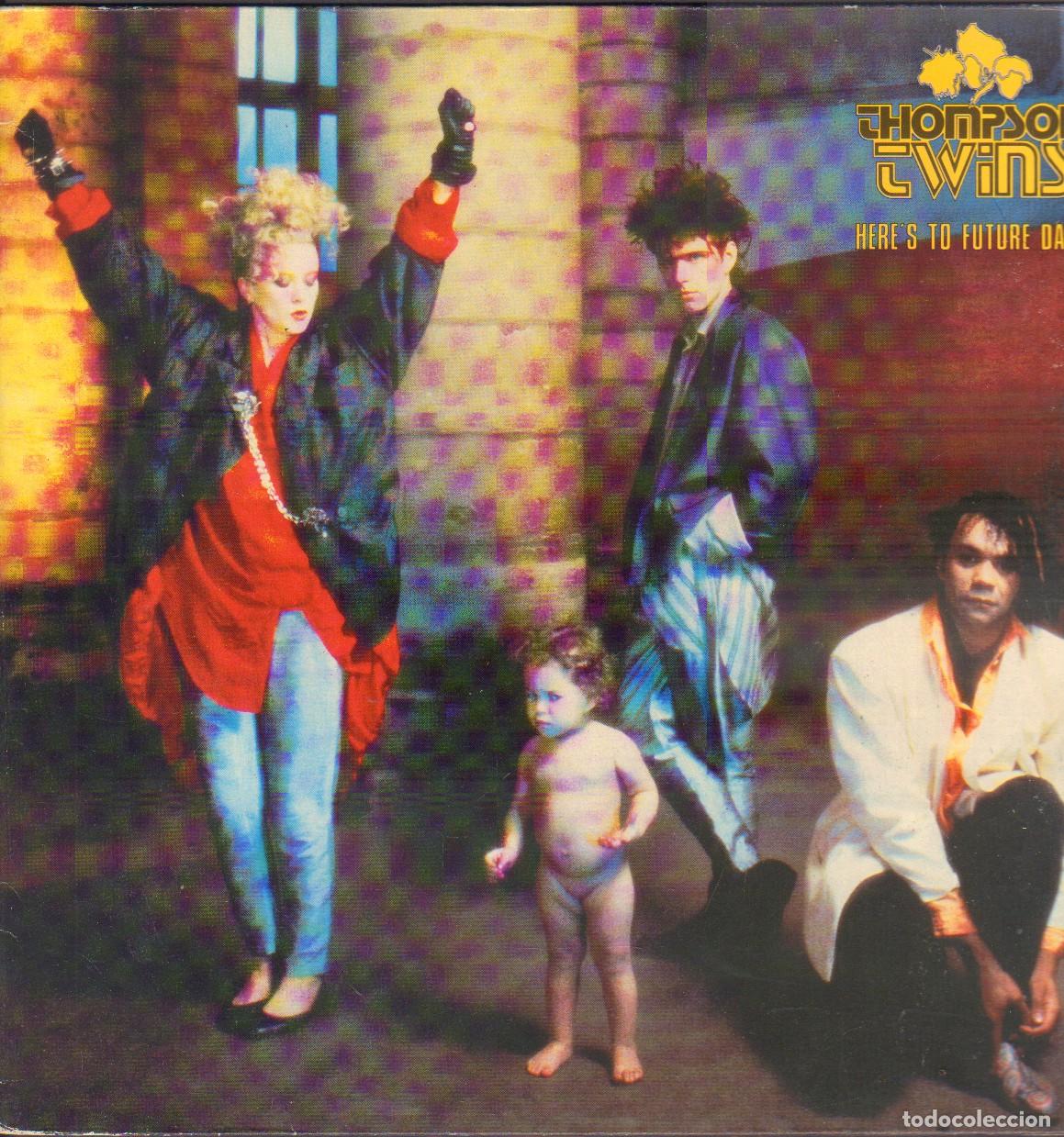 Discos de vinilo: THOMPSON TWINS - HERE'S TO FUTURE DAYS / LADY YOUR, HANDS ON ME.../ LP ARIOLA 1985 RF-26337