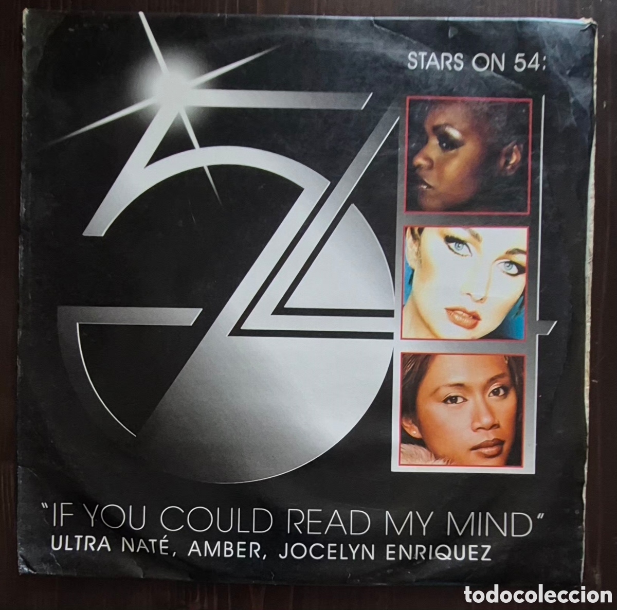 Discos de vinilo: MAXI - STARS ON 54 : ULTRA NAT&Eacute;, AMBER & JOCELYN ENRIQUEZ - IF YOU COULD READ MY MIND - 1998 ESPA&Ntilde;A