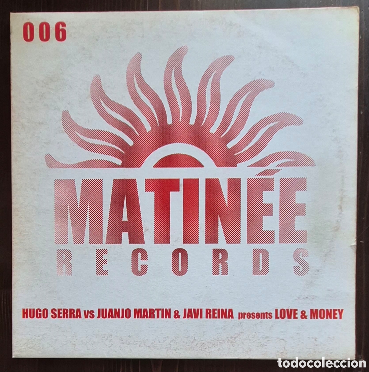 Discos de vinilo: MAXI - HUGO SERRA VS. JUANJO MARTIN & JAVI REINA - LOVE & MONEY - 2006 ESPA&Ntilde;A (PROGRESSIVE HOUSE)