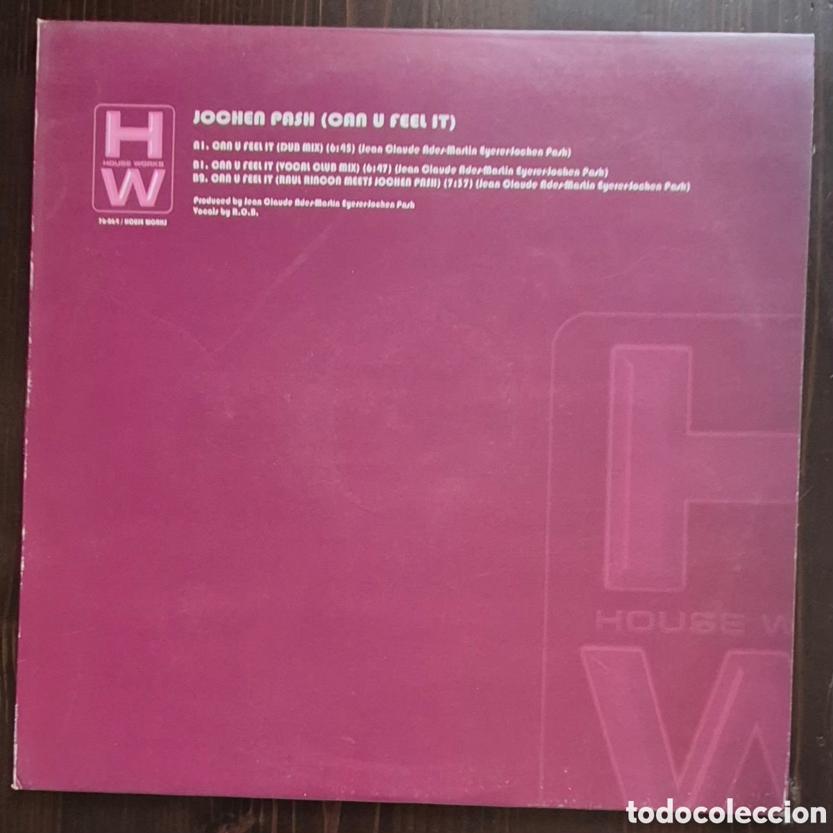 Discos de vinilo: MAXI - JOCHEN PASH - CAN U FEEL IT - 2002 ESPA&Ntilde;A (HOUSE)