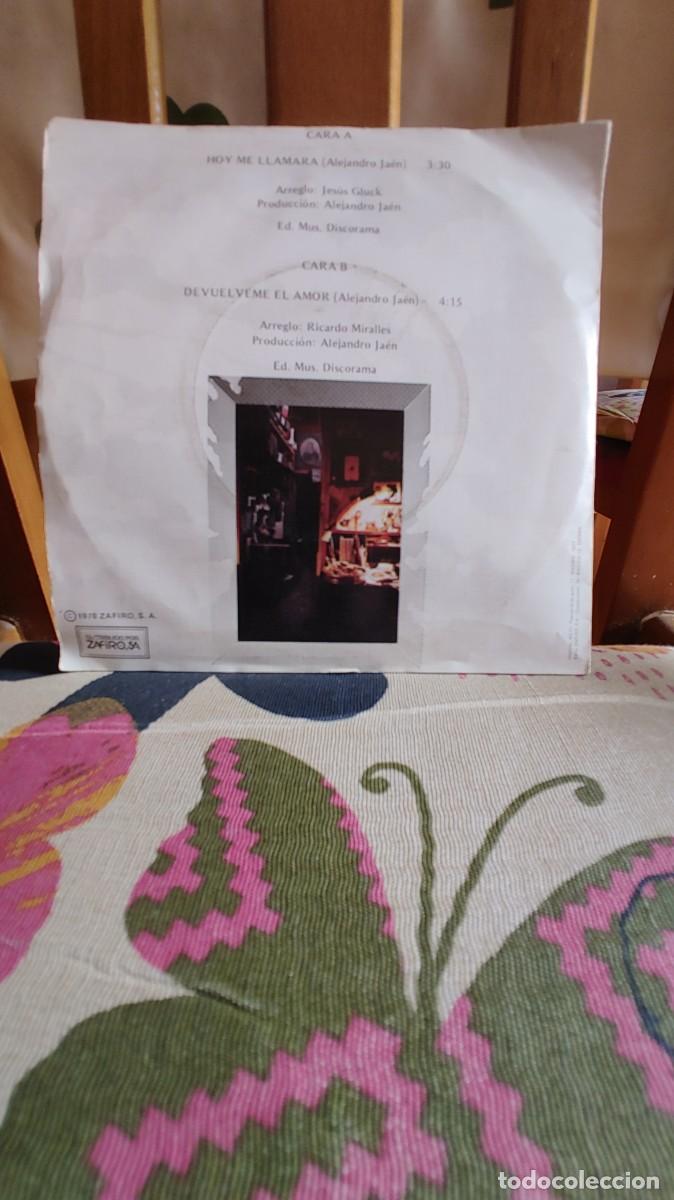 Discos de vinilo: JUAN BAU-SINGLE HOY ME LLAMARA - Foto 2