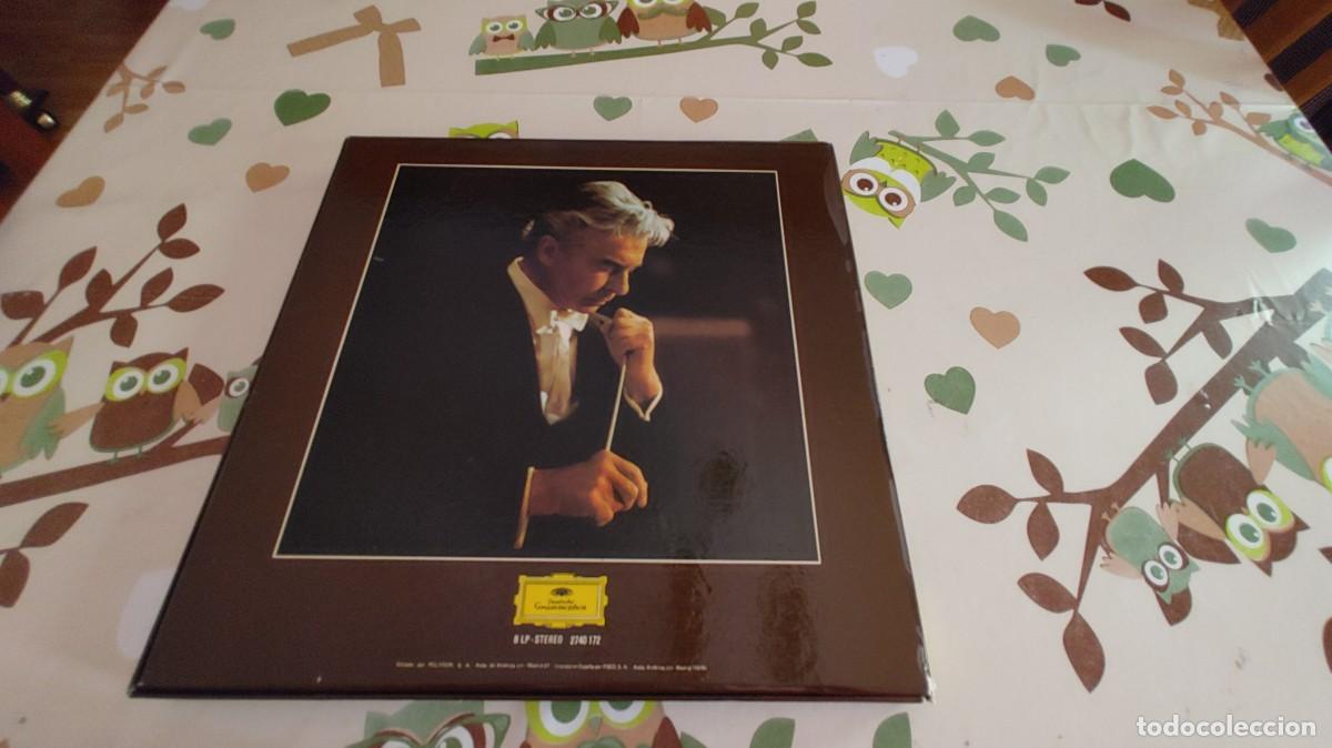 Discos de vinilo: KARAJAN-CAJA BOX BEETHOVEN 9 SYMPHONIEN-8 LPS + LIBRETO