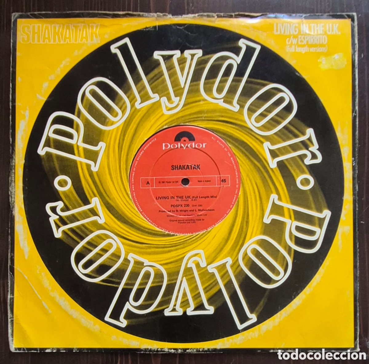 Discos de vinilo: MAXI - SHAKATAK - LIVING IN THE UK - 1981 INGLATERRA (DISCO)